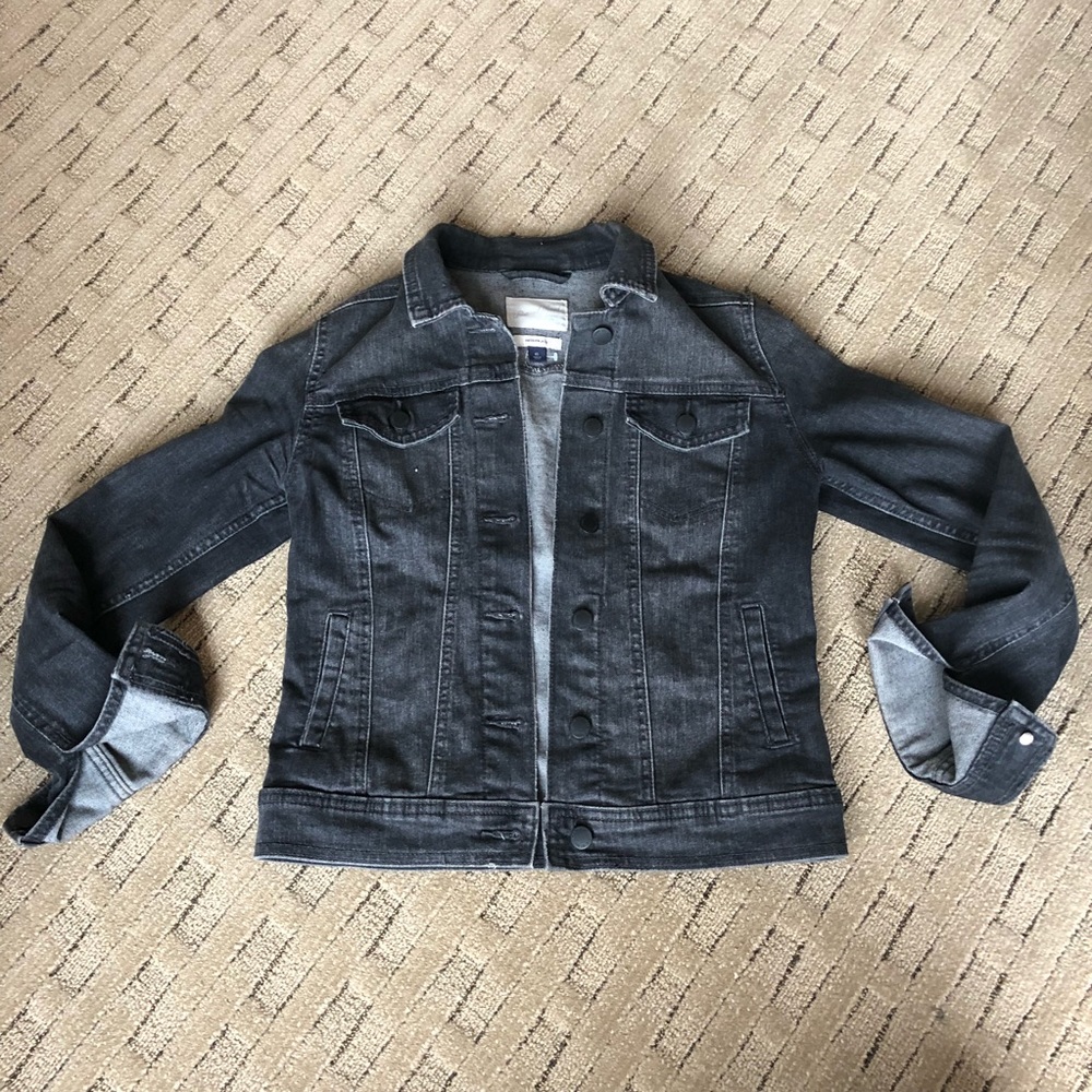 Stunning Black Jean Jacket size XS